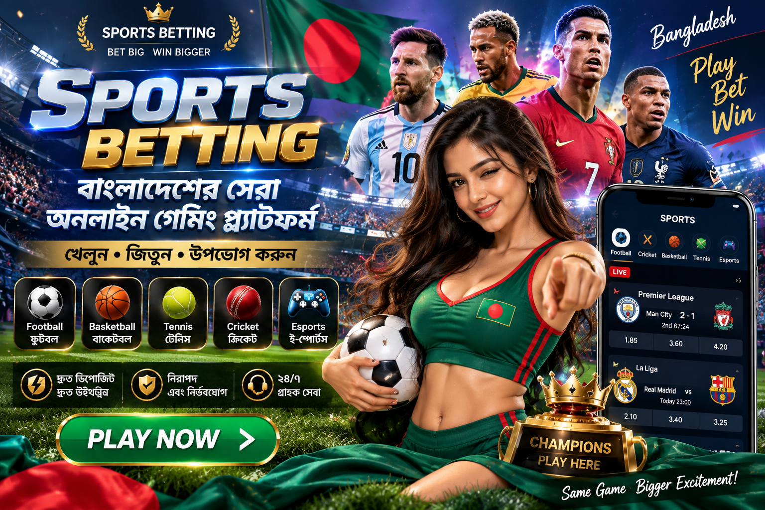 bd89 Football Betting — night football stadium with bright orange lighting